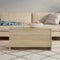 vidaXL - Salontafel - 102x55,5x52,5 - cm - bewerkt - hout - sonoma - eikenkleurig