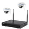 Inkovideo INKO-22M2D - IP-Bewakingscameraset WiFi 4-kanaals 3 MP - (2 stuks)