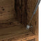 vidaXL - Kledingkast - 100x32,5x35 - cm - bewerkt - hout - oud - houtkleurig