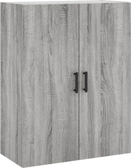 vidaXL - Hangkast - 69,5x34x90 - cm - grijs - sonoma - eikenkleurig