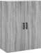 vidaXL - Hangkast - 69,5x34x90 - cm - grijs - sonoma - eikenkleurig