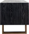 Richmond Interiors TV-dressoir Hunter 2-laden (Black rustic)