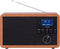 Adler AD 1184 - Retro radio - DAB+ Bluetooth RDS - Hout
