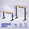Stane Zit Sta Bureau Elektrisch Verstelbaar - 4 Geheugen Standen - 140 x 80 cm - Grijs Eiken