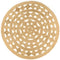 vidaXL - Vloerkleed - handgemaakt - 240 - cm - gevlochten - jute
