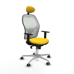 Piqueras y Crespo 1D086G1 - Bureaustoel - Hoogteverstelbaar met armleuning - Geel