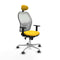 Piqueras y Crespo 1D086G1 - Bureaustoel - Hoogteverstelbaar met armleuning - Geel