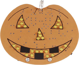 Whadda Soldeerkit, DIY, Halloweenpompoen, 25 LEDs, knipperend kaarseffect, aan/uit-schakelaar