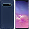 iMoshion Hoesje Geschikt voor Samsung Galaxy S10 Plus Hoesje Siliconen - iMoshion Color Backcover - Donkerblauw