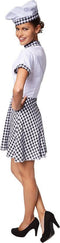 Dressforfun Vrouwenkostuum - Chef-kokkin - Inclusief koksmuts - M