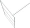 vidaXL - Inloopdouchewand - 115x195 - cm - transparant - ESG-glas - zilverkleurig