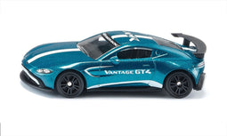 Siku Aston Martin Vantage GT4, Sportwagen miniatuur, Voorgemonteerd, Aston Martin Vantage GT4, Elk geslacht, Metaal, Kunststof, Blauwgroen