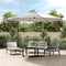 vidaXL - Zweefparasol - 3,5 - m - zandwit