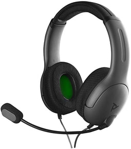 PDP LVL40 - Gaming headset - Ruisonderdrukkende microfoon - Grijs Groen Zwart