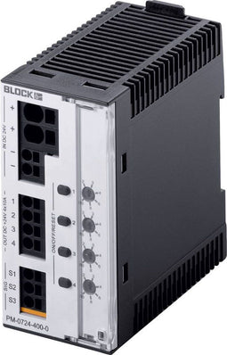 Block PM-0724-400-0 Elektronische beveiligingsschakelaar 24 V/DC 10 A Aantal uitgangen: 4 x Inhoud: 1 stuk(s)