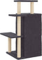 vidaXL - Kattenmeubel - met - sisal - krabpalen - 97 - cm - donkergrijs