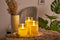 Pauleen 48121 Classy Golden Candle was 2 stuks Set Timer batterij goud glas/was