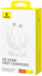 Baseus Superior 2 CB000066 - USB-C Kabel - 240W PD 40Gb/s 8K/60Hz - Wit
