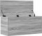 vidaXL - Opbergbox - 100x42x46 - cm - bewerkt - hout - grijs - sonoma - eikenkleurig