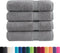 vidaXL - Handdoeken - SOLUND - 4 - st - 600 - g/m² - 50x100 - cm - grijs