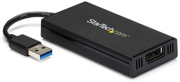 Startech.com USB32DP4K - USB 3.2 naar DisplayPort Adapter - 4K Resolutie - Zwart