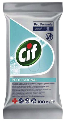 Cif - Reinigingsdoekjes cif 100 hygienische doekjes | 4 stuks