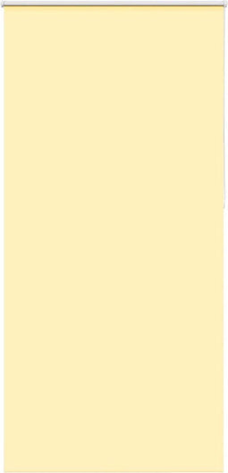 vidaXL - Rolgordijn - verduisterend - 115x210 - cm - stofbreedte - 110,7 - cm - geel