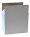 Verzenddoos, enkele golf, wit, ft 430 x 320 x 90 cm 30 stuks