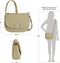 Travelon Heritage - Anti-diefstal Saddle Crossbody - RFID snijbestendige band vergrendelbare ritsen - Natural