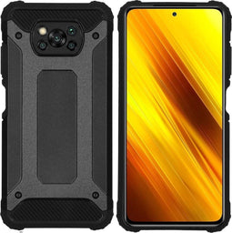 iMoshion Hoesje Geschikt voor Xiaomi Poco X3 Pro / Poco X3 Hoesje - iMoshion Rugged Xtreme Backcover - Zwart
