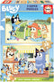 Bluey houten puzzel 2 x 50 stukjes