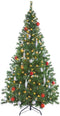 Casaria Kerstboom 180 cm - LED Kerstverlichting - 613 tips - Groen