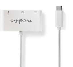 Nedis CCGB64760WT02 - USB 3.2 Gen 1-kabel - 4K-beeldresolutie - Wit