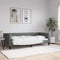 vidaXL - Slaapbank - 90x200 - cm - stof - donkergrijs