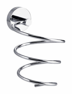 Tesa Smooz Haardrogerhouder 14x17x11cm zonder boren Zelfklevend Verchroomd Metaal chroom