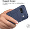 imoshion Hoesje Geschikt voor Google Pixel 8a Hoesje Siliconen - imoshion Rugged Shield Backcover - Donkerblauw