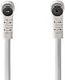 Nedis CSGP40120WT200 - Coaxiale kabel 200 cm - Wit
