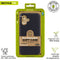 Muvit for Change - Telefoonhoes iPhone 16 - Eco-friendly - Zwart