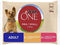 PURINA One Mini Adult Kip, Rund - nat hondenvoer - 4x100 g