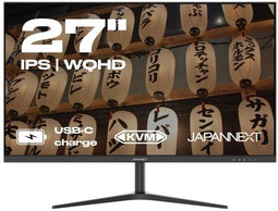 Japannext JN-IPS27WQHDR-C65W - Monitor 27" - WQHD 2560x1440 75Hz HDR - Zwart