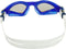 Aquasphere Kayenne - Zwembril - Volwassenen - Blue Titanium Mirrored Lens - Blauw/Wit