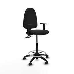 Piqueras y Crespo B1D01RF - Bureaustoel - Hoogteverstelbaar met armleuning - Zwart