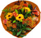 Boeket Biedermeier Large Orange ↨ 45cm - bloemen - boeket - boeketje - bloem - droogbloemen - bloempot - cadeautje