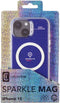 Cellular Line iPhone 15 - Soft case - Glitter-finish - Transparant