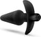 Blush Buttplug Anal Adventures Platinum Silicone Vibrating Plug Black Zwart