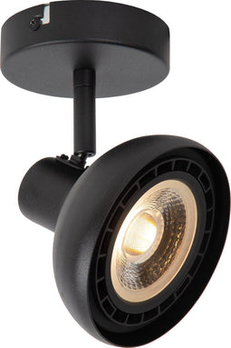 Lucide SENSAS - Plafondspot - 1xGU10 - Draaibaar en kantelbaar - Zwart