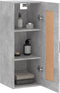 vidaXL - Wandkast - 34,5x34x90 - cm - bewerkt - hout - betongrijs