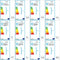 vidaXL Wand-/plafondlampen industrieel 2 st E27 20x25 cm zilverkleurig