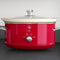 Swan Retro 3.5 L Slowcooker Rood