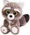 Nici Knuffelwasbeer Glubschis Clooney Junior 25 Cm Grijs/wit